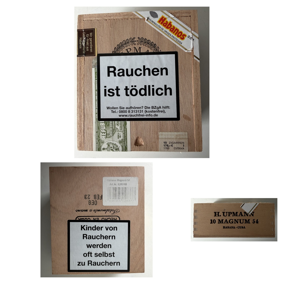 H. Upmann Magnum 54 – Zigarrenkiste Februar 2023